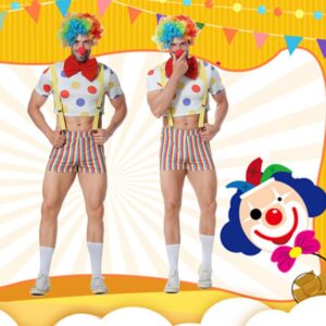 Halloween Clown Outfit Set Clothing