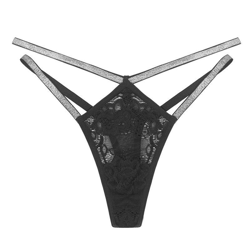Double thin low waist thong lace underwear - Image 5