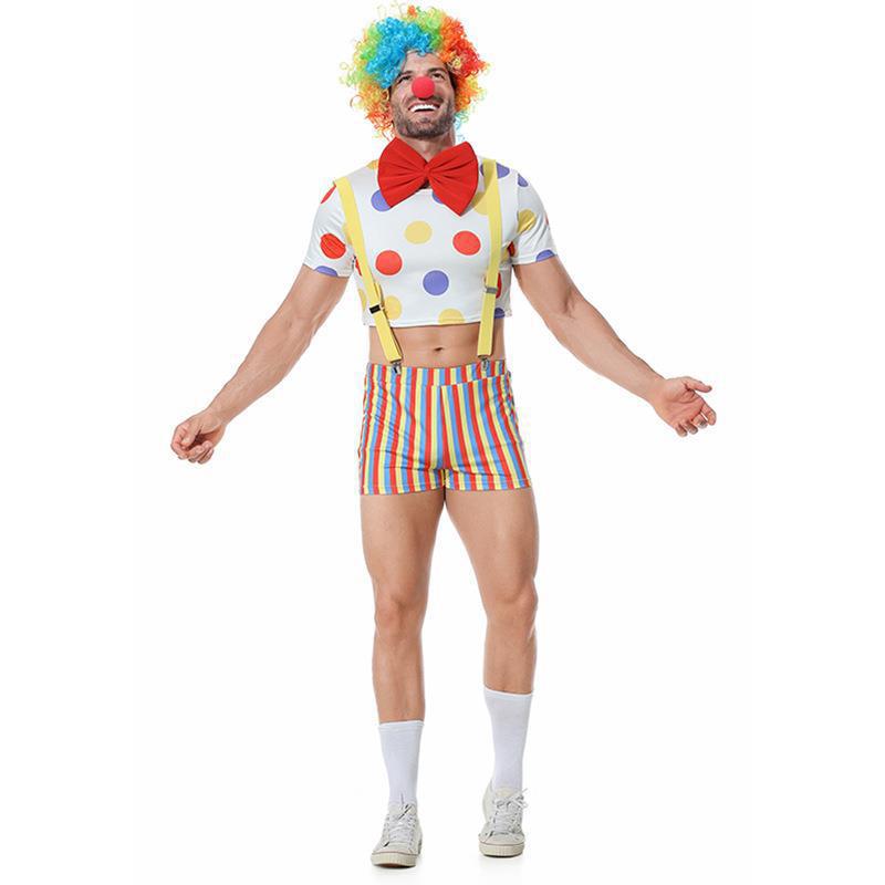 Halloween Clown Outfit Set Clothing - Image 5