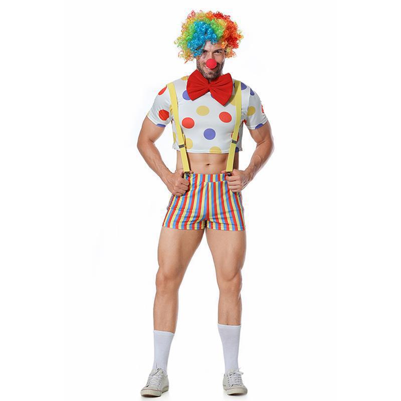 Halloween Clown Outfit Set Clothing - Image 2