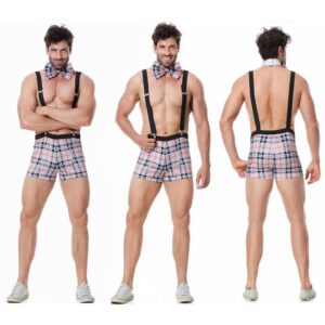 Festival Outfit Costume with Suspender Pants